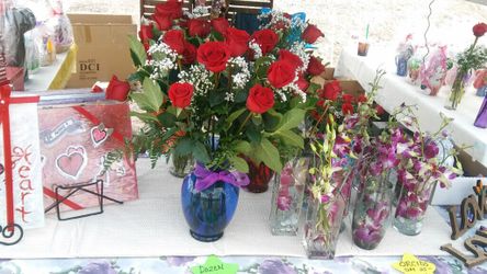 1 dozen Long Stem Roses Any Color