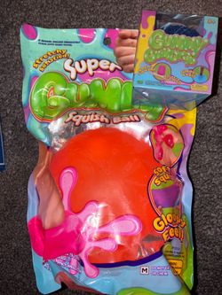 Super jumbo squish ball orange