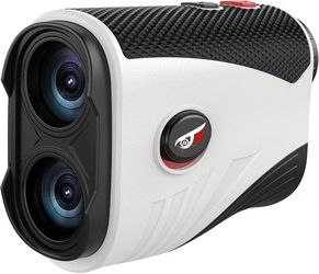 Golf Rangefinder with Slope On/Off - 1200 Yards 7X Magnification Flag Pole Lock with Vibration, Rechargeable Battery with Magnetic Stripe, Golf Gifts