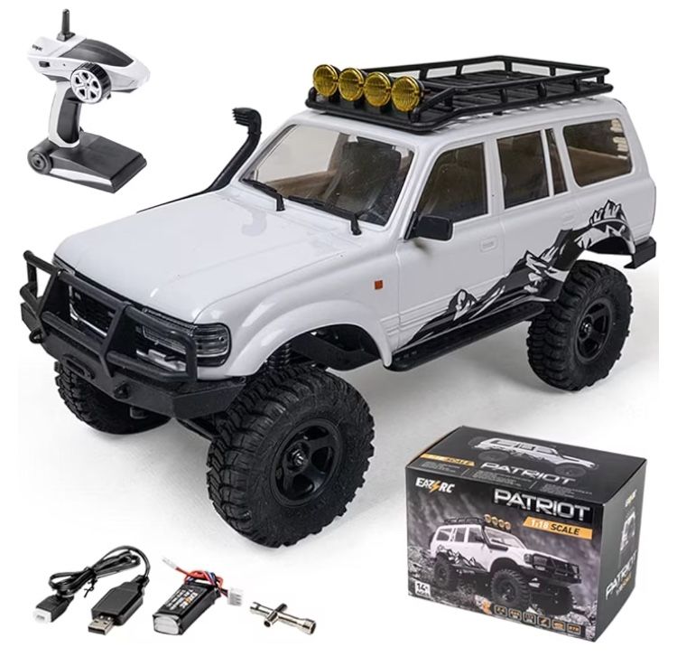 EAZYRC Patriot 1/18 2.4Ghz Crawler RC Car, All Terrain 