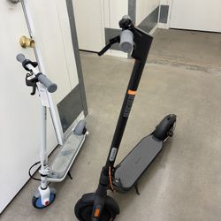 Two Segway E-scooters 