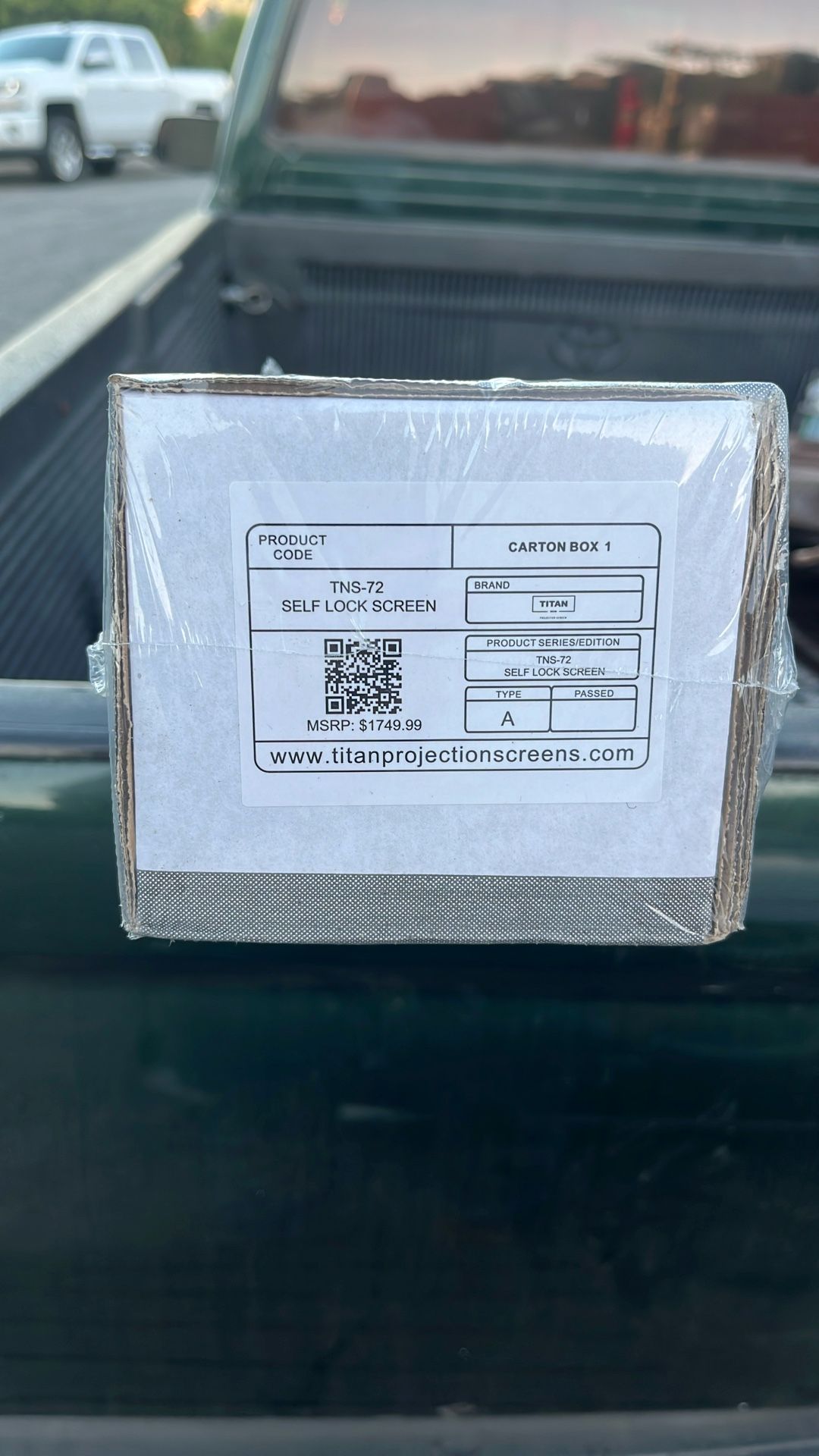 Self Lock Wall-Mounted Projector Screen