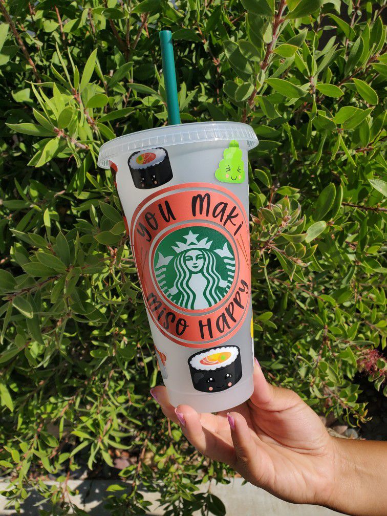 Personalized Starbucks Cold Cups *You Maki Miso Happy*