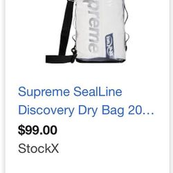 Supreme SeaLine backpack waterproof