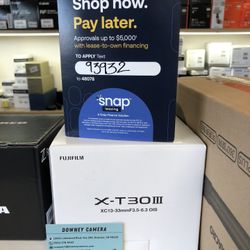 FujiFilm X-t30III (Silver) W/ 13-33mm Kit Lens