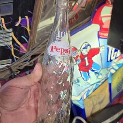 Pepsi Bottle Vintage Pepsi 16oz Pepsi Bottle 