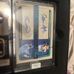 Aaron judge + Bobby Witt jr Dual Auto 1of1 
