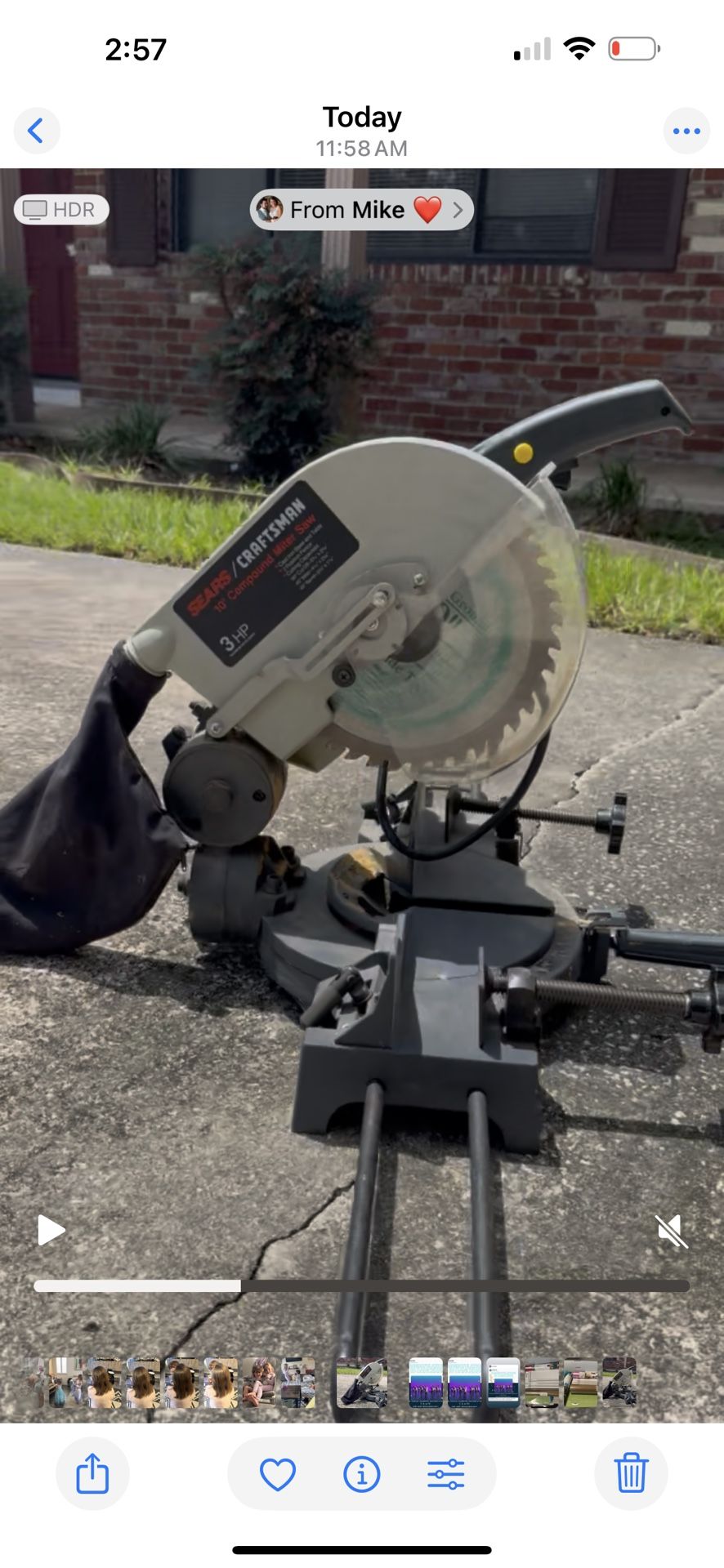 10” Miter Saw CRAFTSMAN