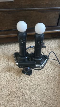 Move motion controllers with charges and whole set up