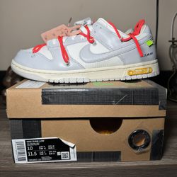 Nike Off-White Dunk Low Size 10