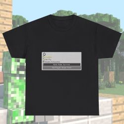 minecraft shirt graphic tee