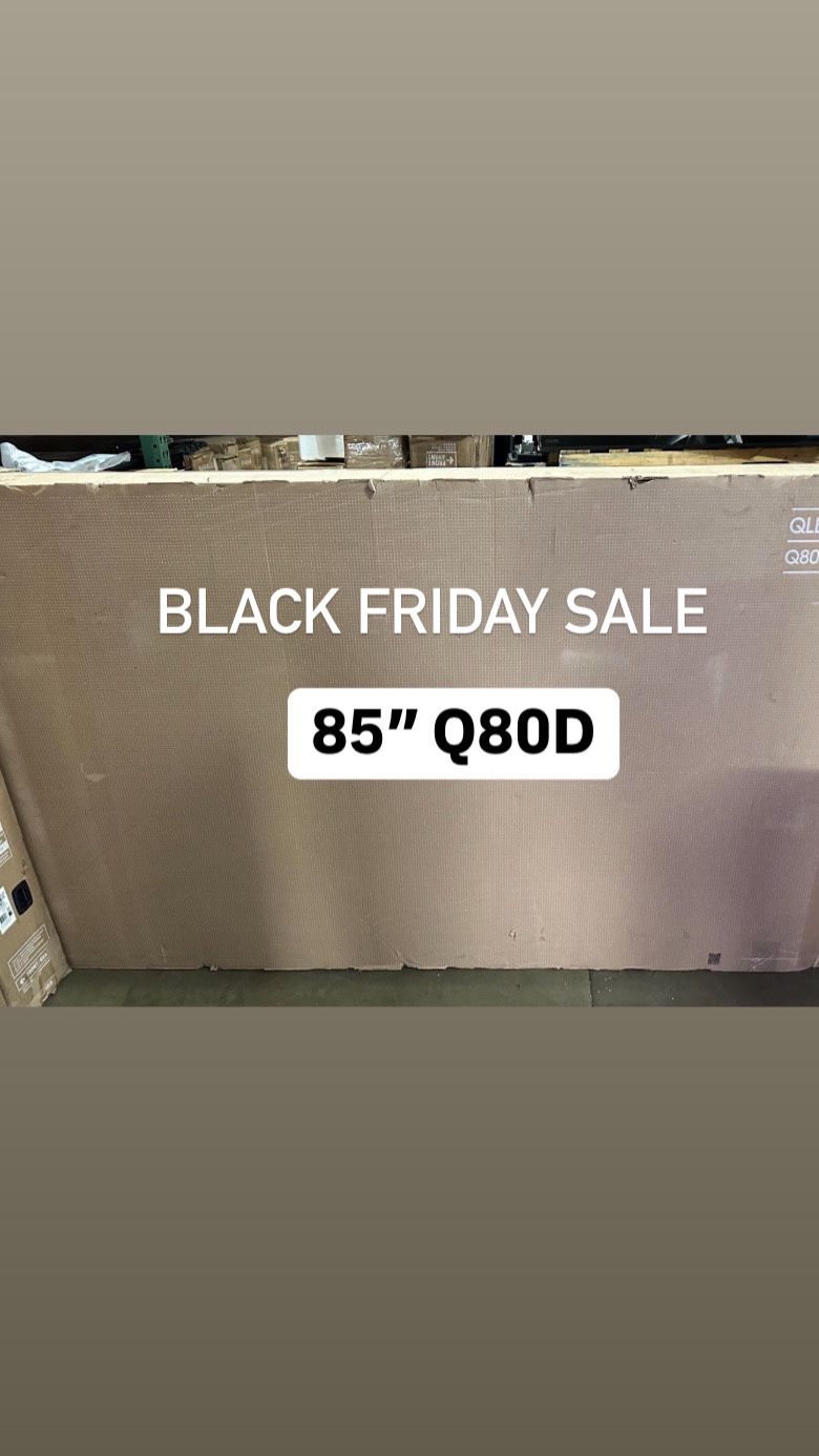 SAMSUNG 85-Inch Class QLED 4K Q80D Series Quantum HDR+, Dolby Atmos Object Tracking Sound Lite, Direct Full Array, Q-Symphony 3.0, Gaming Hub, Smart T