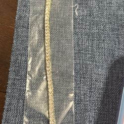 18k Gold Tone Sparkly Tennis Bracelet