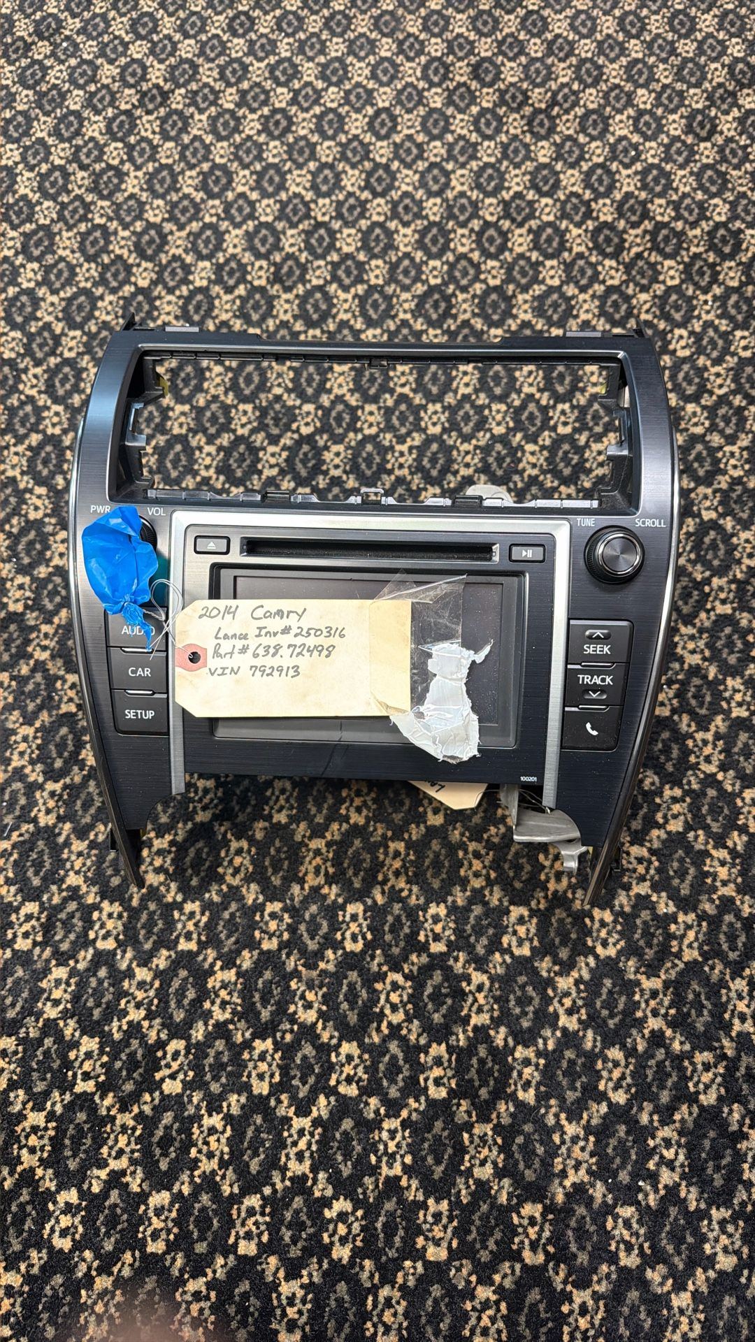 Refurbished 2014 Camry Radio 