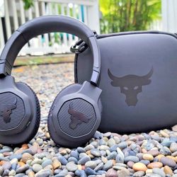 Authentic JBL Under Armour Project Rock Over-the-Ear Headphones - Black