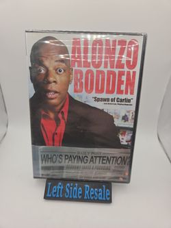 Alonzo Bodden : Whos Paying Attention ( DVD , 2011 ) - Brand New Factory Sealed