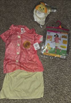 Animal Crossing Isabelle Child Kid Costume Disguise Medium 8-10 3 Piece Set
