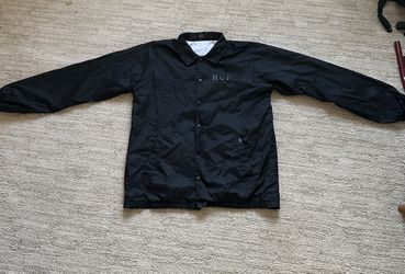 HUF black Windbreaker