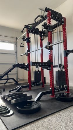 DELIVERED and INSTALLED All in one Commercial Gym: Cable and Squat