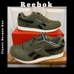 Reebok Men's Classic Harman Run Shoes Green Leaf Men’s Sz 11.5 New Box No Lid!! 