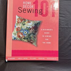 Sewing 101 Book Home Decor 