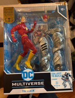 The Flash: Flashpoint. DC Multiverse Mcfarlane Build a Figure (Cyborg)