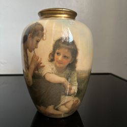  Vintage Painting On Vase