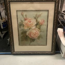 Framed Flower Print