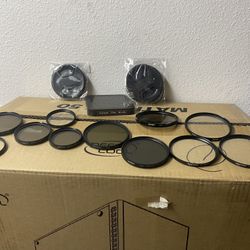 Camera Lens Filters. Polarizers + UV 