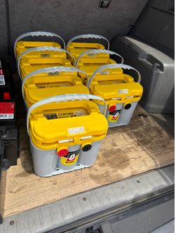 New size 34/78 yellow top optima batteries