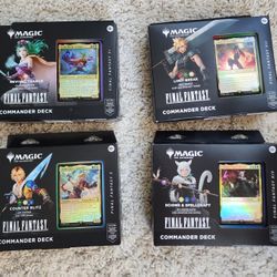 Magic The Gathering Final Fantasy Commander Set (Brand New Unopened) 