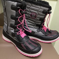 Girls Winter Snow Boots Size 5