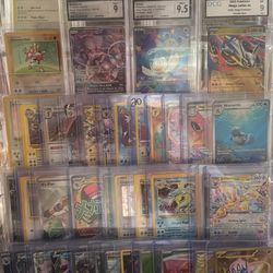 Singles And Slabs Pokemon Cards