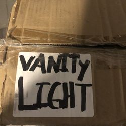 Black And Gold Vanity Light (please Read Description)