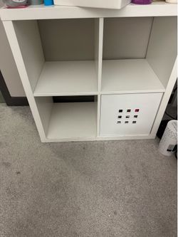 Ikea Shelf unit with LEKMAN storage box - OBO $35