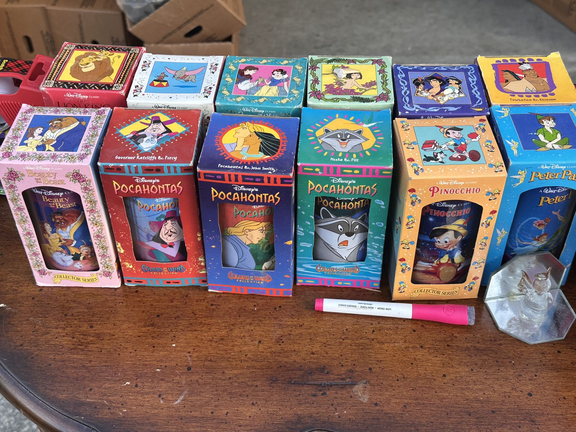 Disney 90s Cups (never Opened)