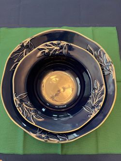 Blue Serving Bowls