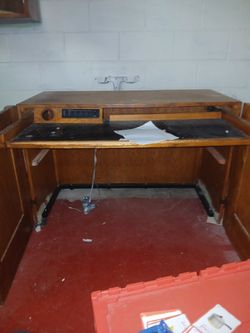 Wood desk