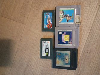 Game Boy & GBA Cartridge Lot of 5