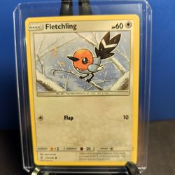 2019 Fletchling Pokemon Unified Minds (Black Dot Errors)