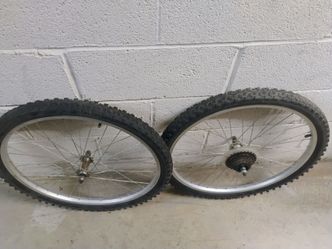 24 inch like new tires, rims are used 10 speed star