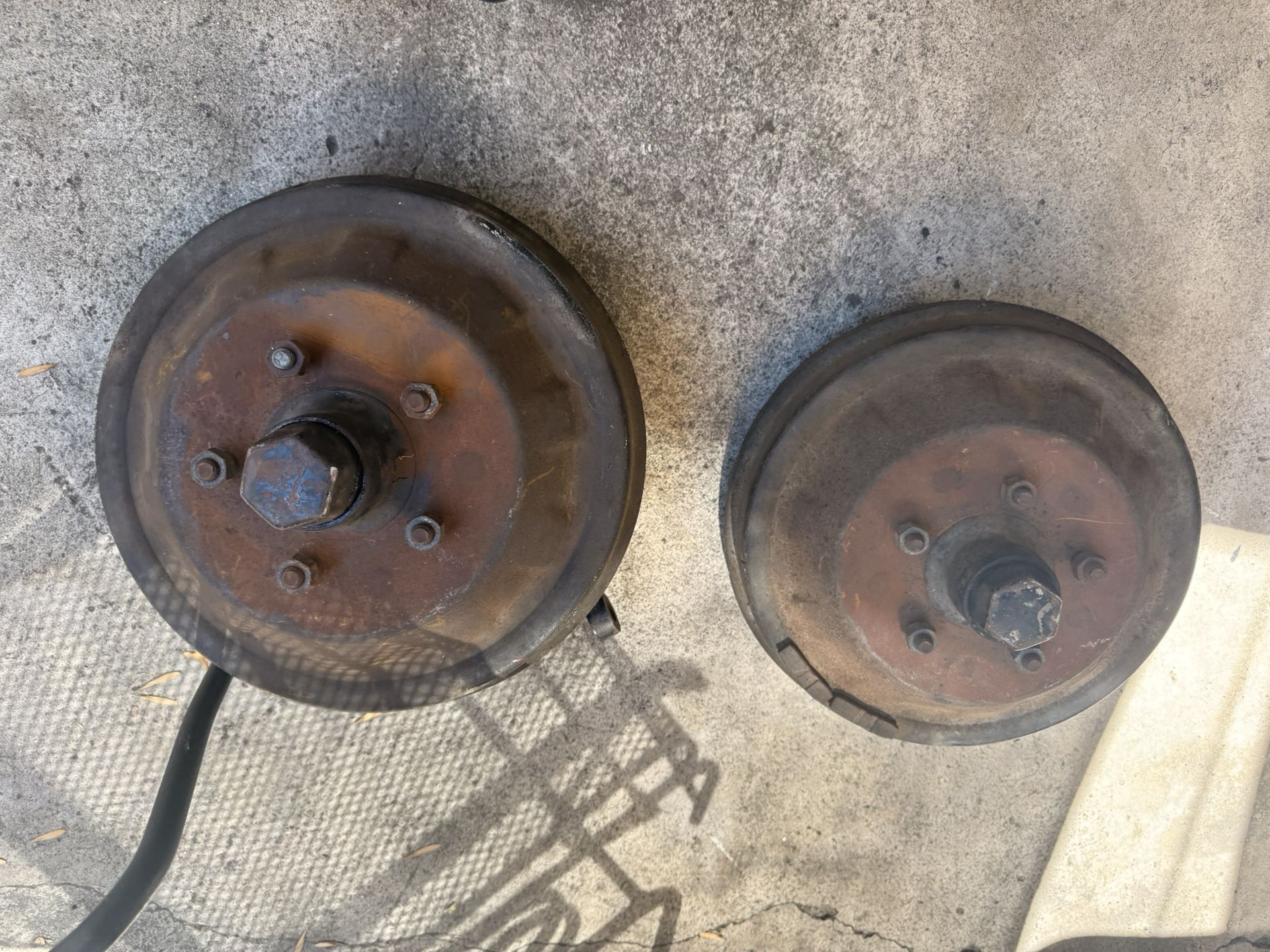 Set Of Left Right Vintage Drum System Don’t Know The Year In Very Good Old Condition
