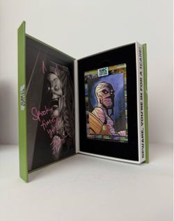 SMC LIMITED EDITION GOOSEBUMPS SIGNED SKETCH CARD AND BOX