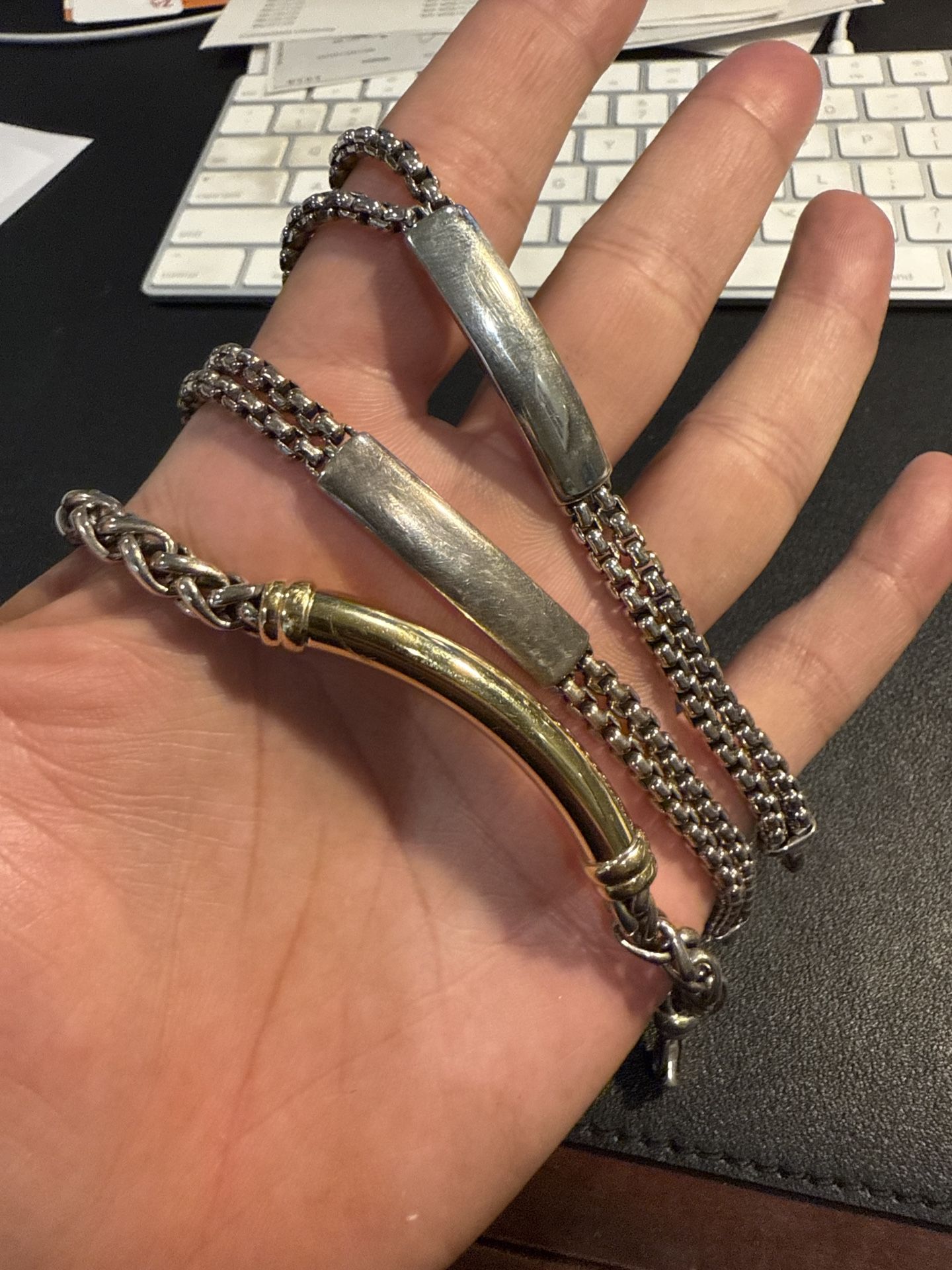 3 x David Yurman Bracelets (THREE)
