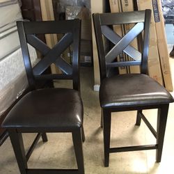 Brown Bat Height Stools