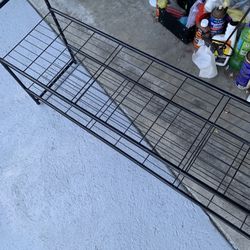 Long Metal Rack For Shoes Or Closet Organization
