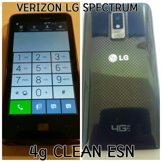 Verizon LG Spectrum 4G clean ESN