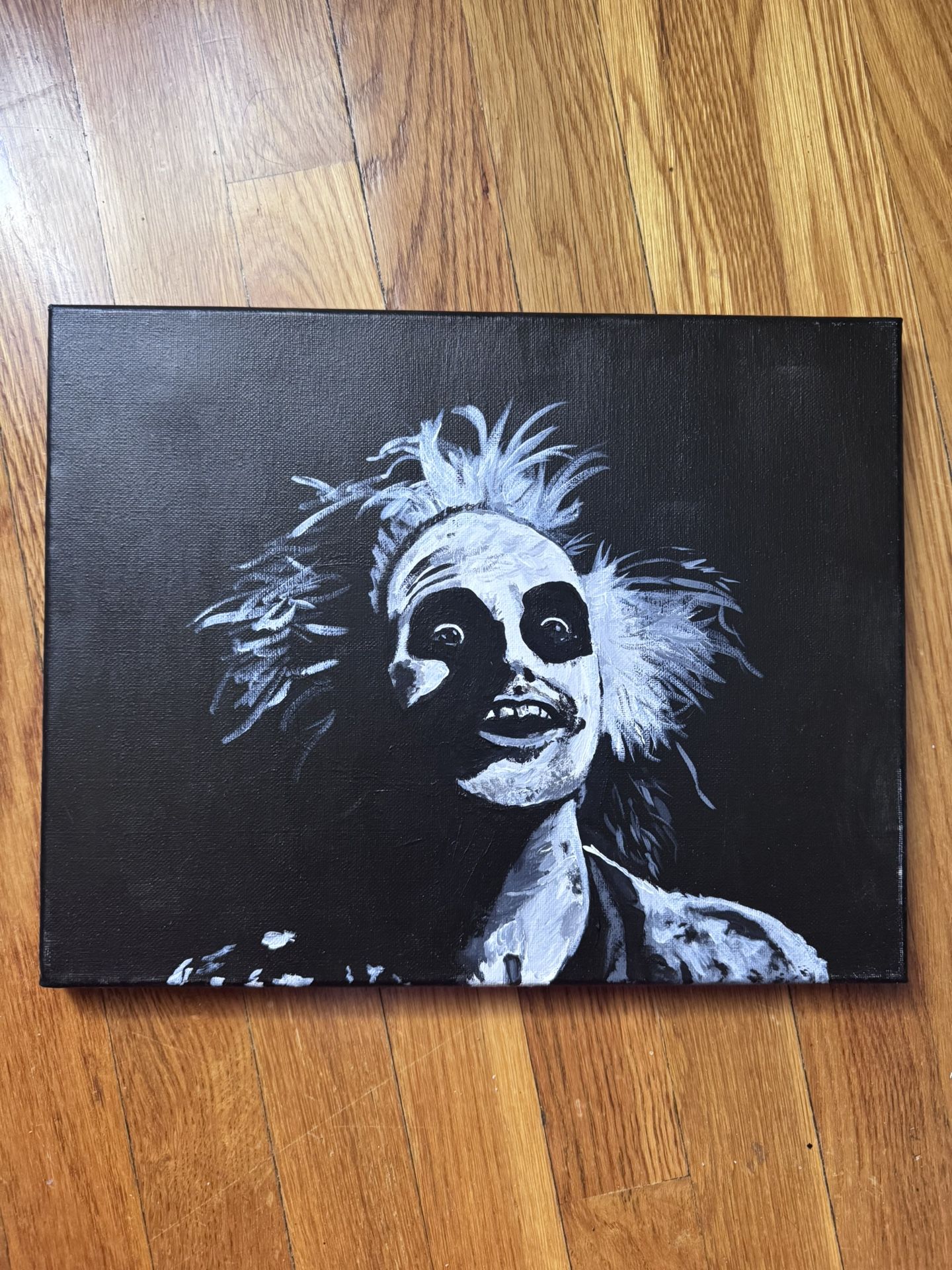 Beetlejuice Black and White Portrait