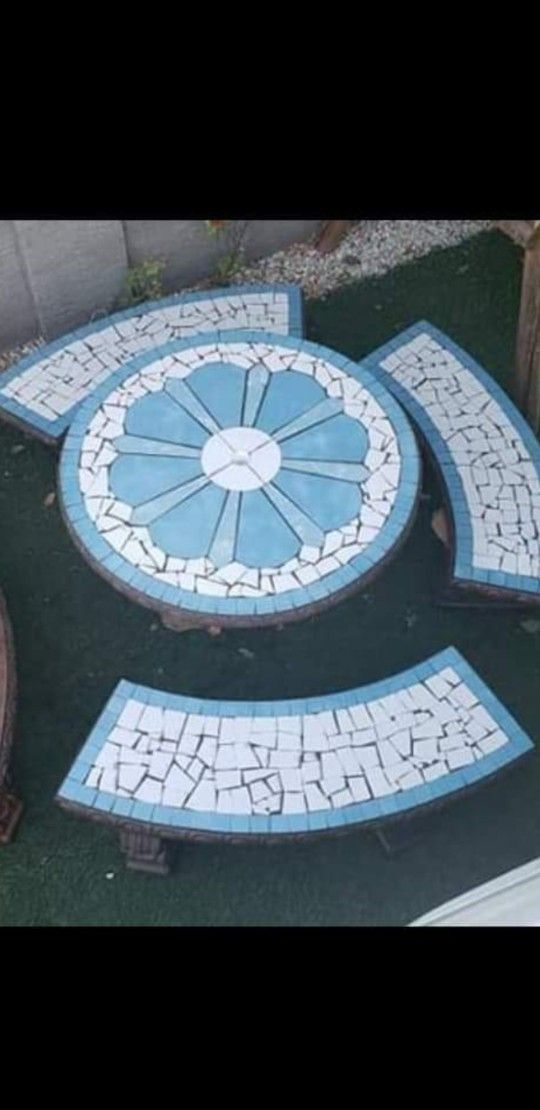 Cement tables