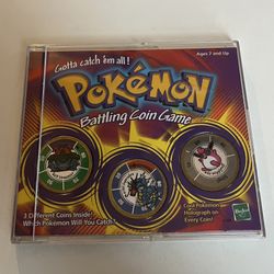 Pokemon Game, Vintage , Battling Coin Game 